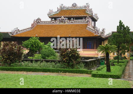 Alte Gebäude in Hue Zitadelle, die Kaiserstadt, Hue, UNESCO-Weltkulturerbe, Vietnam, Indochina, Südostasien, Asien Stockfoto