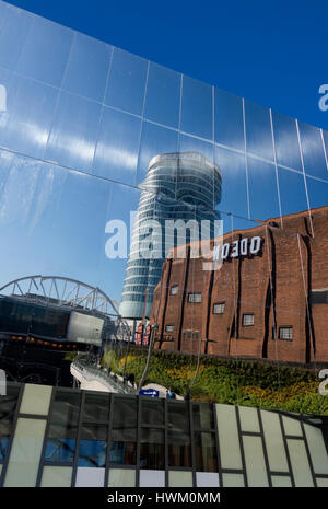 Die moderne Architektur des neuen Grand Central Einkaufszentrum am Bahnhof Birmingham New Street, West Midlands, England, Großbritannien Stockfoto