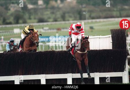 VIKING FLAGSHIP tiefe Empfindung CHELTENHAM Rennen 15. März 1995 Stockfoto