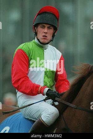 JOHN BURKE JOCKEY 4. November 1996 Stockfoto