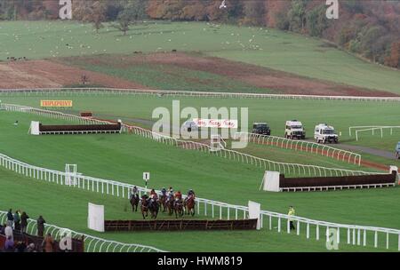 11. November 1997 RACING bei CHEPSTOW CHEPSTOW Rennen Stockfoto