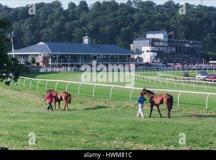 NOTTINGHAM RACECOURSE allgemeine Ansicht 29. August 1997 Stockfoto