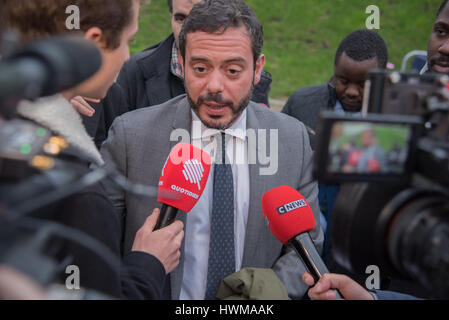 Paris - Razzy Hammadi - französischer Politiker. Stockfoto