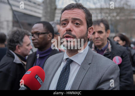 Paris - Razzy Hammadi - französischer Politiker. Stockfoto