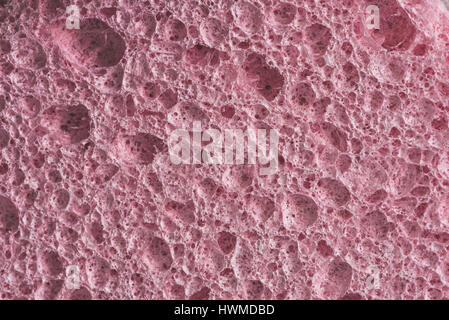 Rosa Schwamm Textur Hintergrund Stockfoto
