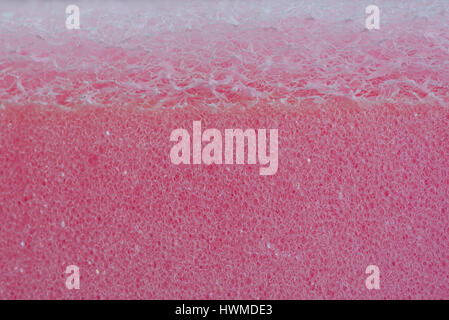 Rosa Schwamm Textur Hintergrund Stockfoto