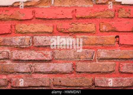 Alte Ziegel Wand Textur Hintergrund Stockfoto