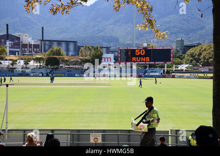 Cricketplatz Newlands, Kapstadt, Südafrika. Stockfoto