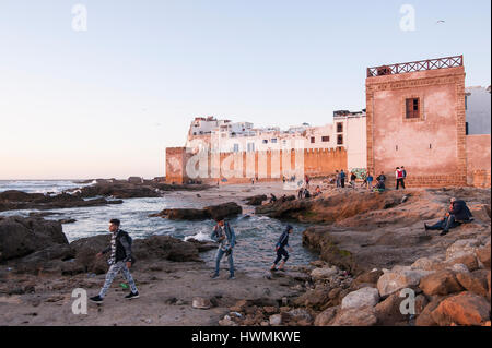 : Marokko ESSAOUIRA vom 12. bis 15. Mai 2016 fand, Die 19. Ediition des Gnaoua und World Music Festival. Mehr als 30 Konzerte in sechs Veranstaltungsort Stockfoto