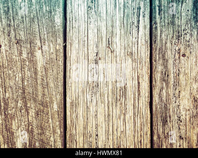 Verwitterte natürliche Vintage Holz Hintergrundtextur Stockfoto
