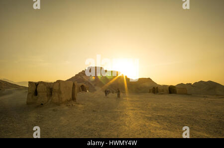 alten zoroastrischen Stille Turm in Yazd - Iran Stockfoto