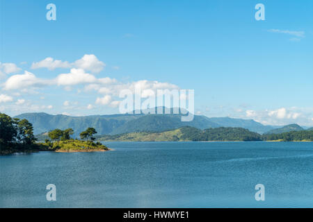 Umiam See in der Nähe von Shillong, Meghalaya, Indien Stockfoto