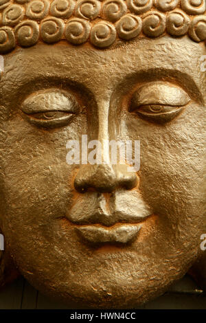 Dekorative Buddha-Statue für Garten. Stockfoto