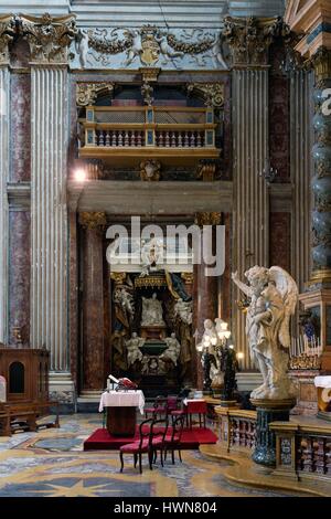 Italien, Latium, Rom, historischen Zentrum als Weltkulturerbe von der UNESCO, dem Pantheon, der Piazza San Ignazio di Loyola, Sant'Ignazio di Loyola Kirche (Sant'Ignazio di Loyola ein Campo Marzio) Stockfoto