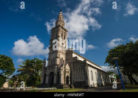 Frankreich, La Réunion, Weltkulturerbe von UNESCO, East Reunion, Ste-Anne, Stadtkirche Eglise Ste-Anne Stockfoto