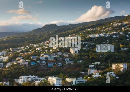 Frankreich, Réunion, Saint-Denis, Stadt von La Montaigne, Sonnenaufgang Stockfoto