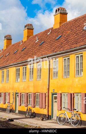 Dänemark, Seeland, Kopenhagen, Nyboder, historischen Viertel im 17. und 18. Jahrhundert gebaut, um Platz für das Personal von der dänischen Marine Stockfoto