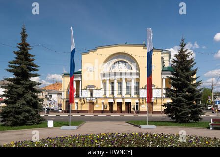 Jaroslawl, Russland - 8. Mai 2016: Russische Staatliche Akademische Dramatheater benannt nach F. Volkov das älteste Theater in Russland ist, gegründet im Jahre 1750. Ya Stockfoto