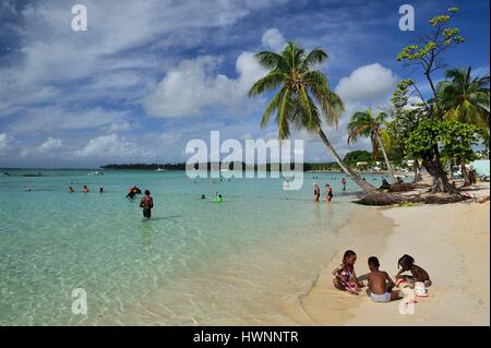 Frankreich, Guadeloupe (Französische Antillen), Grande-Terre, Sainte Anne, Gemeinde Sankt-Anna-Strand Stockfoto