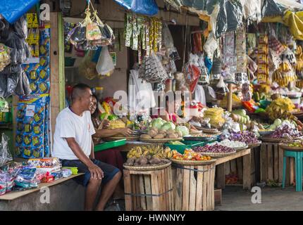 Philippinen, Luzon, Provinz Sorsogon, Donsol, Markt Stockfoto