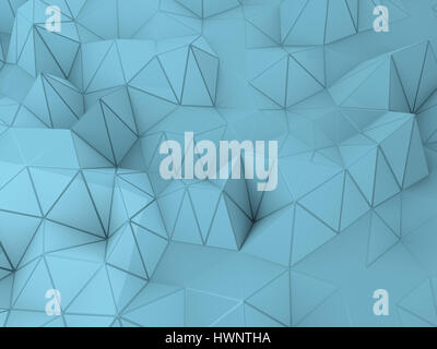 abstrakt 3d Darstellung der Wand oder Relief Hintergrund Stockfoto