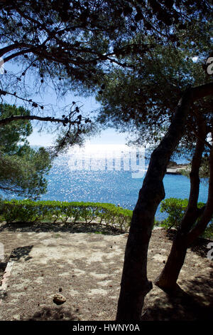 Küste von Ametlla de Mar - Costa Dorada - Spanien Stockfoto