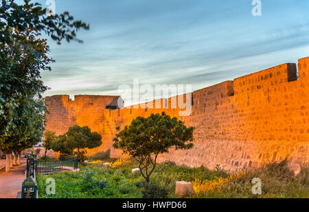 Alten Stadtmauern von Safi, Marokko Stockfoto