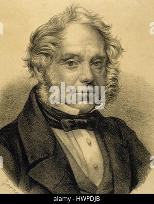 Henry John Temple, 3. Viscount Palmerston (1784-1865). Britischer Staatsmann. Er war zweimal Premierminister des Vereinigten Königreichs. Porträt. Gravur. Stockfoto