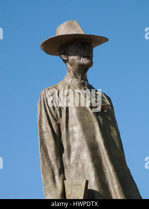 Statue von Colin Tennant, 3. Baron Glennconor von Philip Jackson CVO DL MA FRBS auf Mustique Island Stockfoto