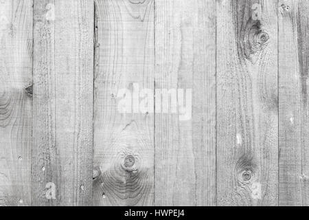 Im freien weißen Holzwand, frontal flache Hintergrundtextur Foto Stockfoto