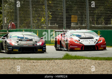 Melbourne, Australien. 23. März 2017. Australische GT Praxis während der 2017 Formel 1 Rolex Australian Grand Prix, Australien am 23. März 2017. Bildnachweis: Dave Hewison Sport/Alamy Live-Nachrichten Stockfoto