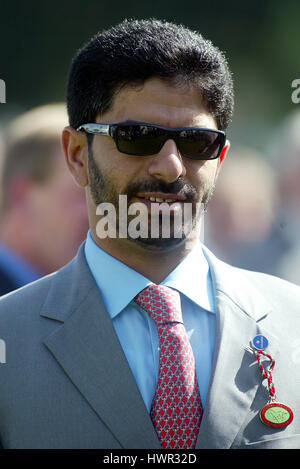 SAEED BIN SUROOR RACE HORSE TRAINER DONCASTER RACECOURSE DONCASTER 11. September 2003 Stockfoto