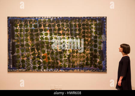 London, UK. 22. März 2017. Souvenirs, 1984, von Howard Hodgkin. Vorschau der Ausstellung fehlen Freunde Howard Hodgkin (1932-2017) in der National Portrait Gallery. Die Ausstellung ist ab dem 23. März, 18. Juni 2017 für die Öffentlichkeit geöffnet. Stockfoto