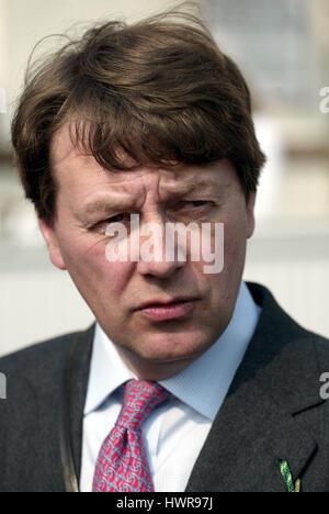 CHRIS Wand Rennen Pferd TRAINER DONCASTER RACECOURSE DONCASTER 1. April 2005 Stockfoto