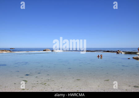 Camps Bay in der Nähe von Cape Town, Südafrika Stockfoto