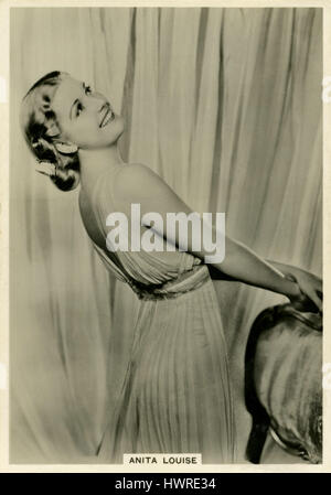 Anita Louise. US-amerikanische Film- und Fernsehschauspielerin 9. Januar 1915 – 25. April 1970. Stockfoto