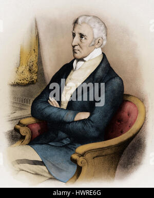 1. Duke of Wellington (Arthur Wellesley) bekannt als Iron Duke - irischer Soldat und Staatsmann. 1769-1852 Stockfoto