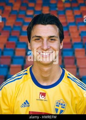 ZLATAN IBRAHIMOVIC Fußball-Profi in Ajax Niederlande 2002 Stockfoto