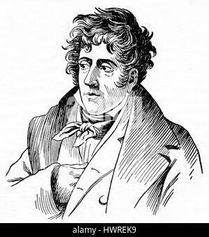 Francois Rene, Viscount von Chateaubriand (4. September 1768 – 4. Juli 1848), französischer Schriftsteller, Politiker und diplomat Stockfoto