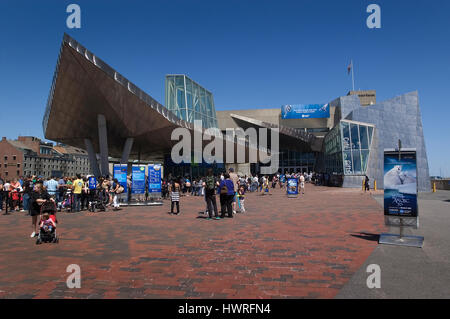 Boston-IMAX-Kino an der Aquarium, Boston, Massachusetts Stockfoto