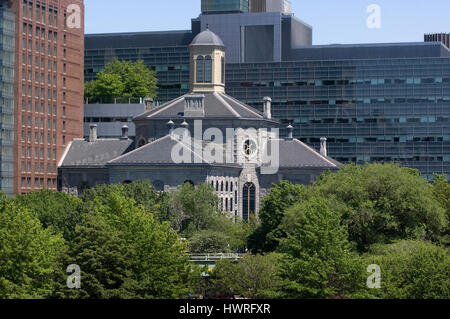 Der ehemalige Charles Street Jail - jetzt ein Gasthaus, Boston, Massachusetts Stockfoto