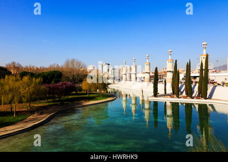 Parque De La España Industrial, Sant, Barcelona, Katalonien, Spanien-Barcelona, Katalonien, Spanien Stockfoto