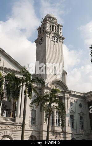 Singapur, koloniale Architektur, Victoria Theater und Konzerthalle Stockfoto