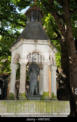 South African War Memorial, Huntingdon, Cambridgeshire, errichtet zur Erinnerung an die Huntingdonshire Männer, die im südafrikanischen Krieg gestorben Stockfoto