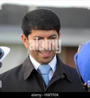 SAEED BIN SUROOR TRAINER YORK RACECOURSE YORK ENGLAND 7. Oktober 2011 Stockfoto