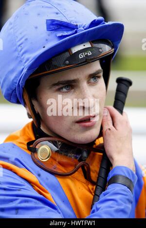 NICKY MACKAY JOCKEY KNAVESMIRE YORK RACECORSE ENGLAND 17. Mai 2007 Stockfoto