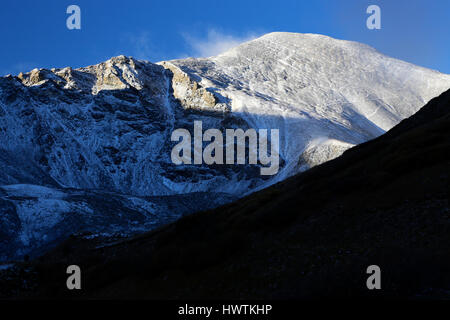 Schneebedeckten Rocky Mountain Granit Landschaft Grays und Torreys Gipfel Stockfoto