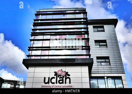 University of Central Lancashire Gebäude, Burnley, Lancashire, UK Stockfoto