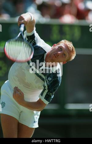 BORIS BECKER WIMBLEDON 5. Juli 1995 Stockfoto