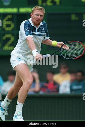 BORIS BECKER WIMBLEDON 5. Juli 1995 Stockfoto